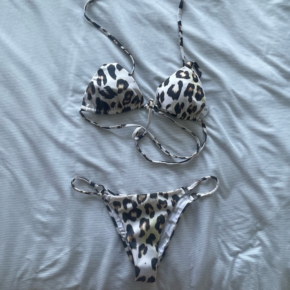 Plumeria Swimwear Ariel Bikini in Cheetah Print